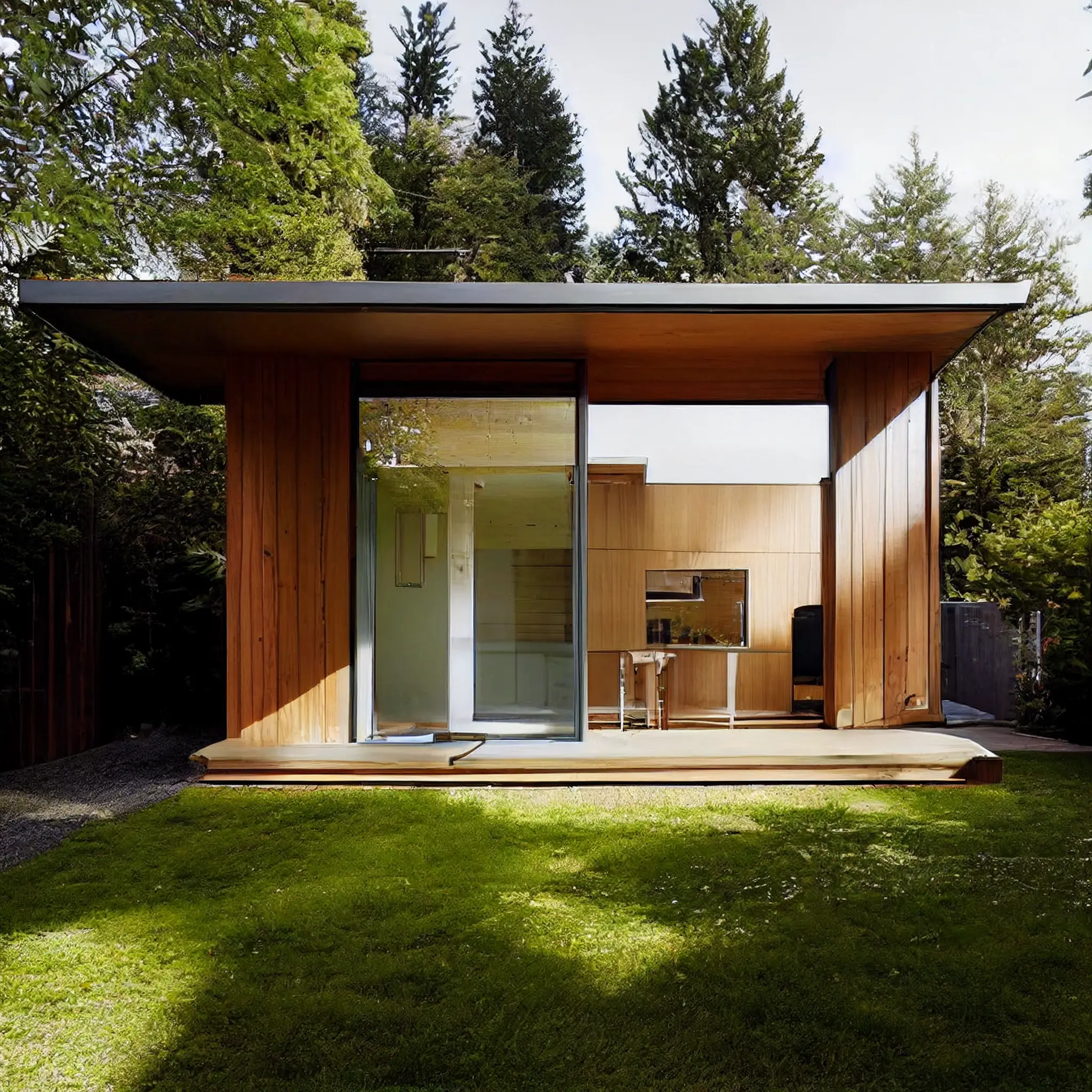 Garden room with outdoor seating area